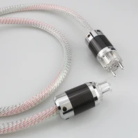 hi end valhalla power line 9 cores hifi power cable 7n ofc power cord with eu us plug amplifier cd decoder power wire
