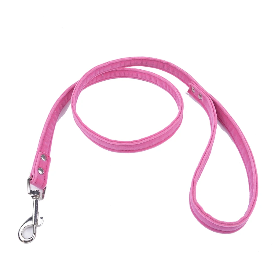 Набор замшевых ошейников для маленьких собак Мягкие ошейники красного черного