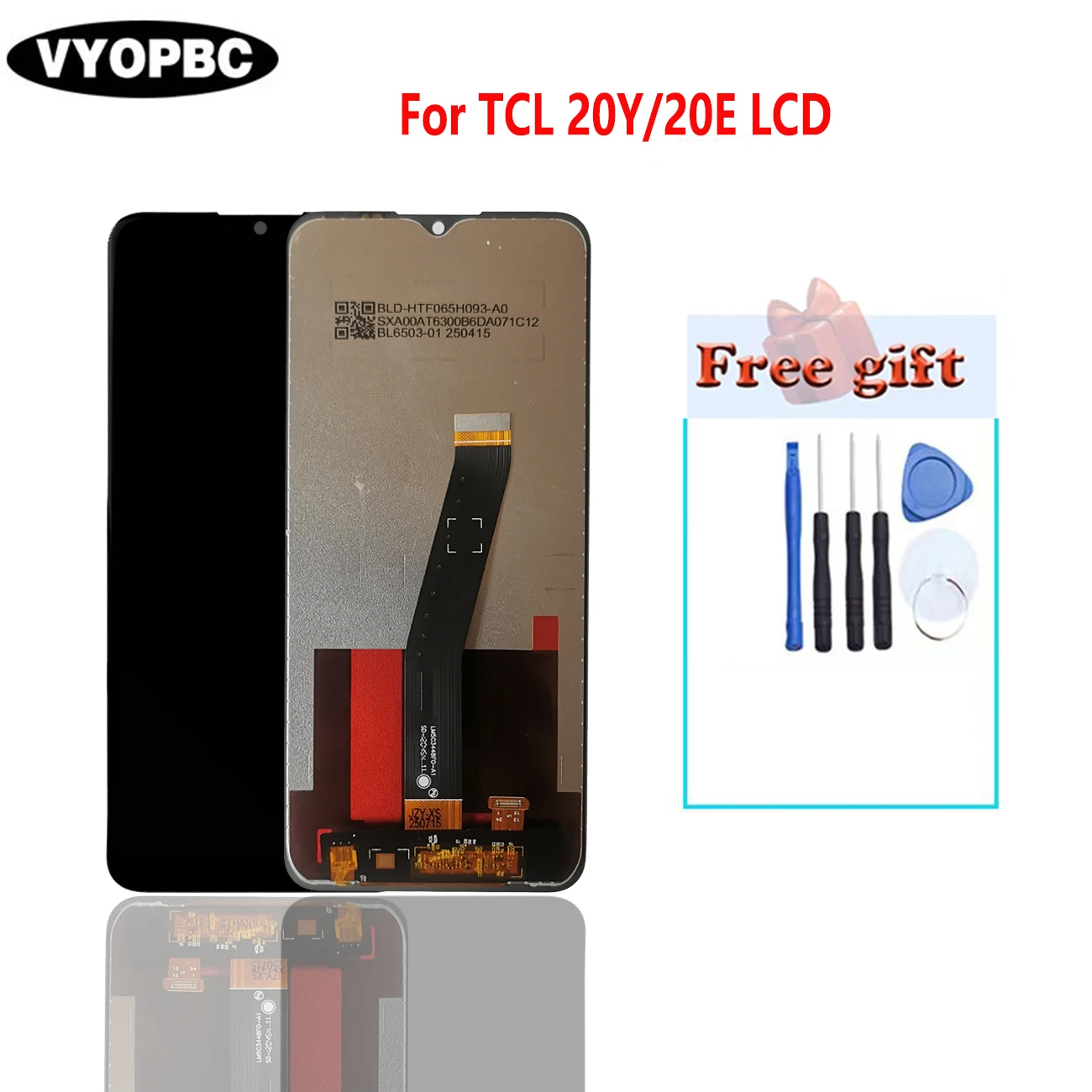 Фото Lcds для TCL 20Y 6156D дигитайзер сенсорного экрана для tcl 20E 6125F 6125D 6125A ЖК-дисплей в сборе, ремонт деталей Pantalla №2