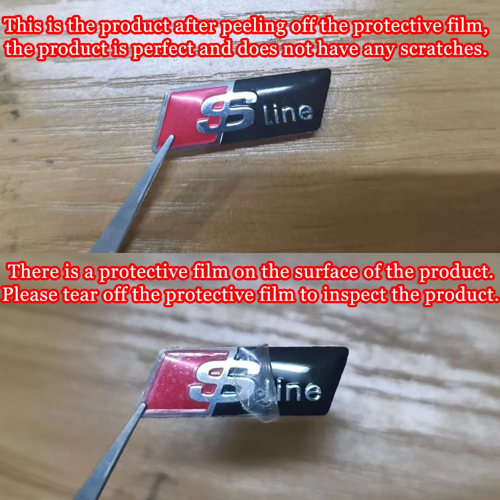3D алюминиевый значок SLINE RS наклейка на руль автомобиля авто интерьерная эмблема