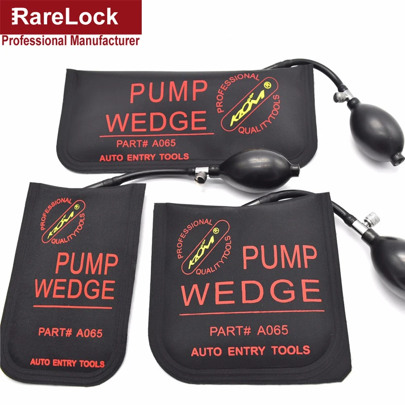 Hardware KLOM PUMP WEDGE LOCKSMITH TOOLS Auto Air Wedge Airbag Lock Pick Set Open Car Door Lock