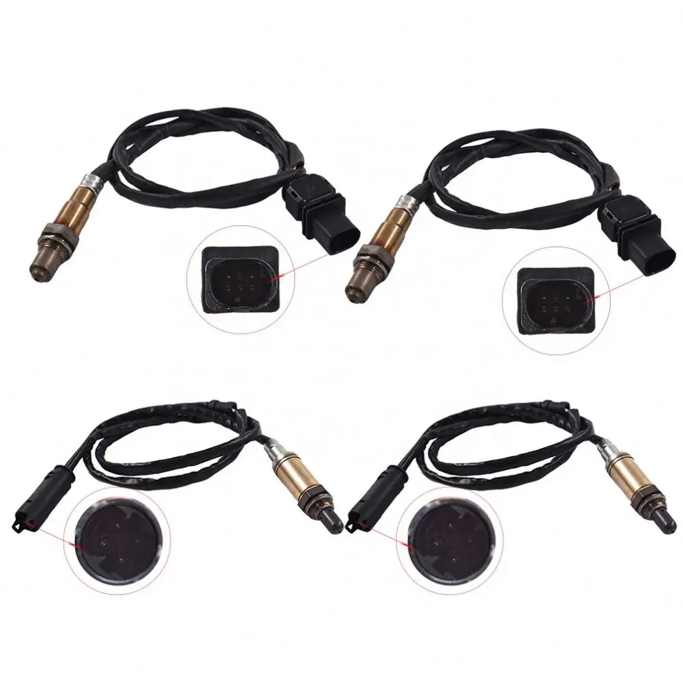 

4pcs Air Fuel Ratio Oxygen Sensor Up Downstream for BMW 3.0L Auto Trans