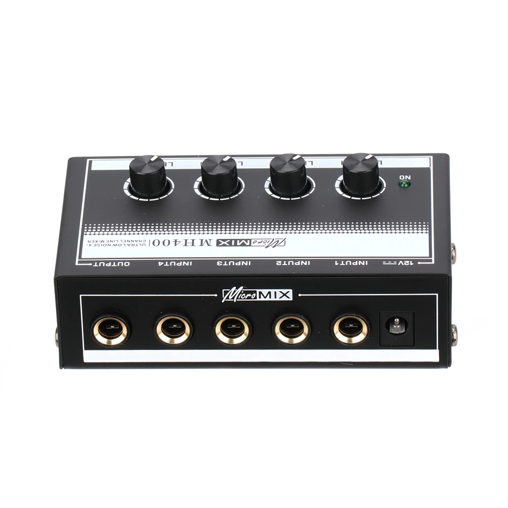 6.35 ts 6.5 mm jack mono 1/4 Guitar mic Professional Sound Mixer Low-Noise Audio Amplifier for Keyboards Musical Instruments - купить по