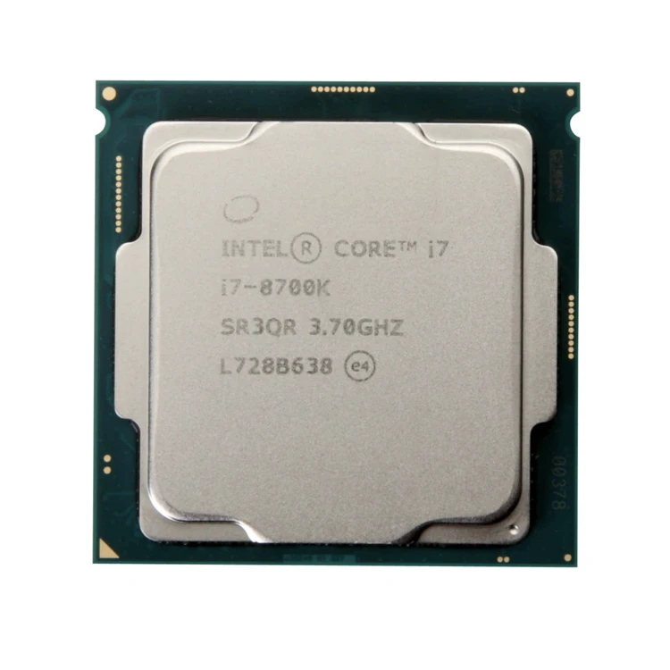 

Core I7 8700K Processor With 64 Bit Data Width LGA 1151 Socket CPU Used For Desktop