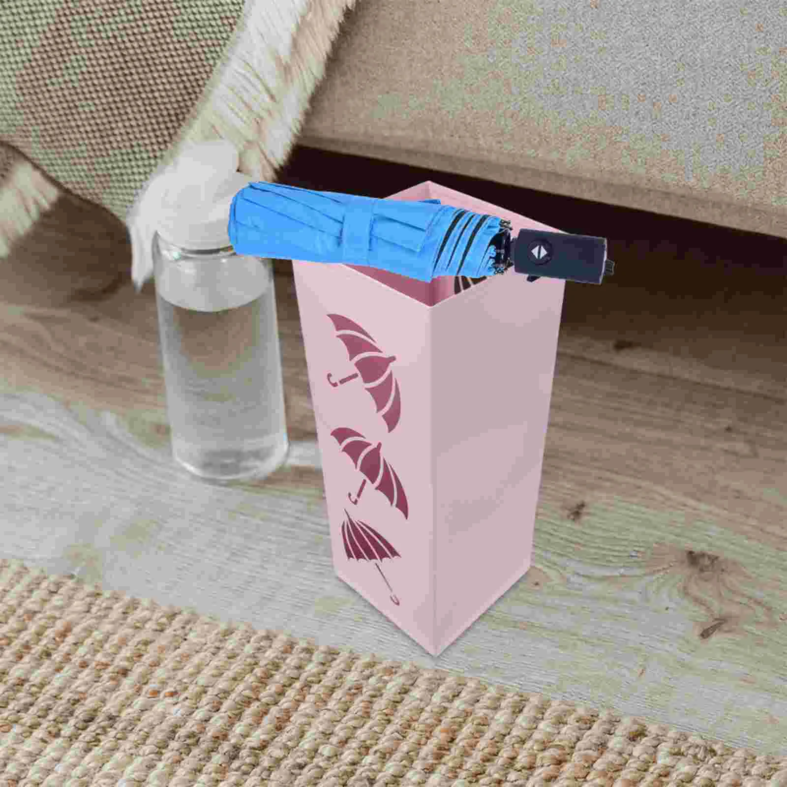 

Umbrella Storage Bucket Metal Umbrellas Iron Rack Stand Walking Stick Holder Free Standing Indoor For entrance house Porch