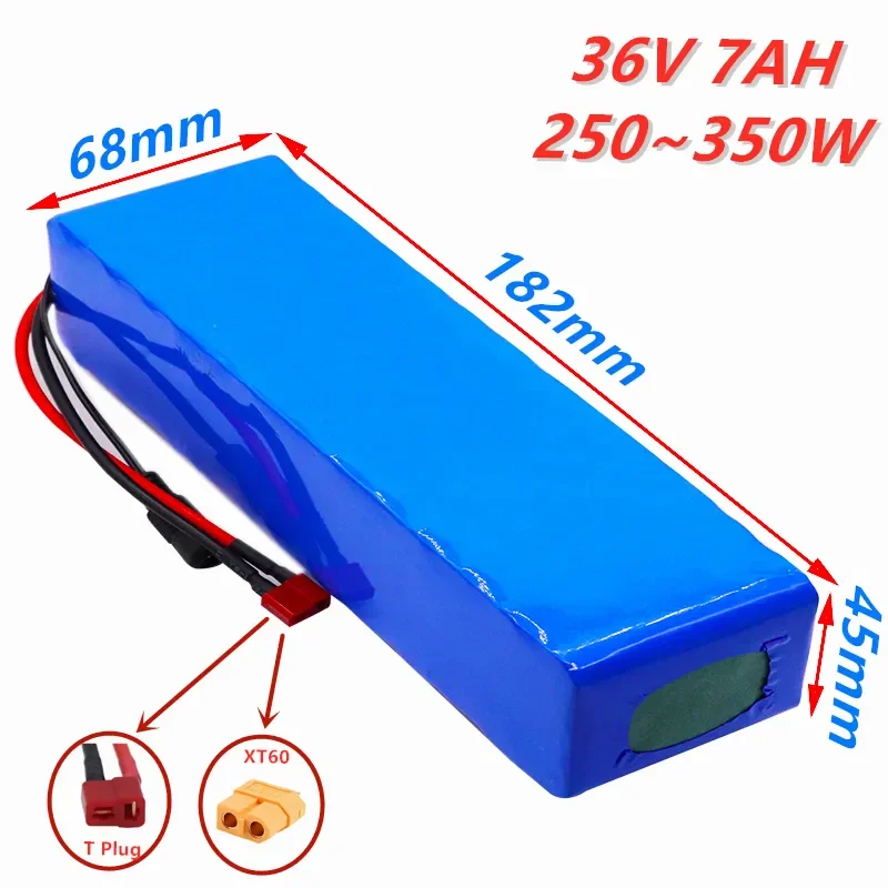 

36V 7Ah 10S2P 18650 Rechargeable battery pack 7000mAh,modified Bicycles,electric vehicle 42V Protection PCB +42V Charger