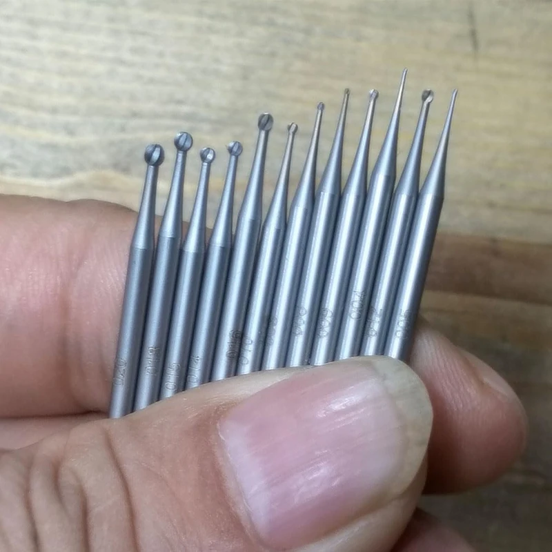 Фреза для изготовления ювелирных изделий с круглым хвостовиком диаметром 3/32