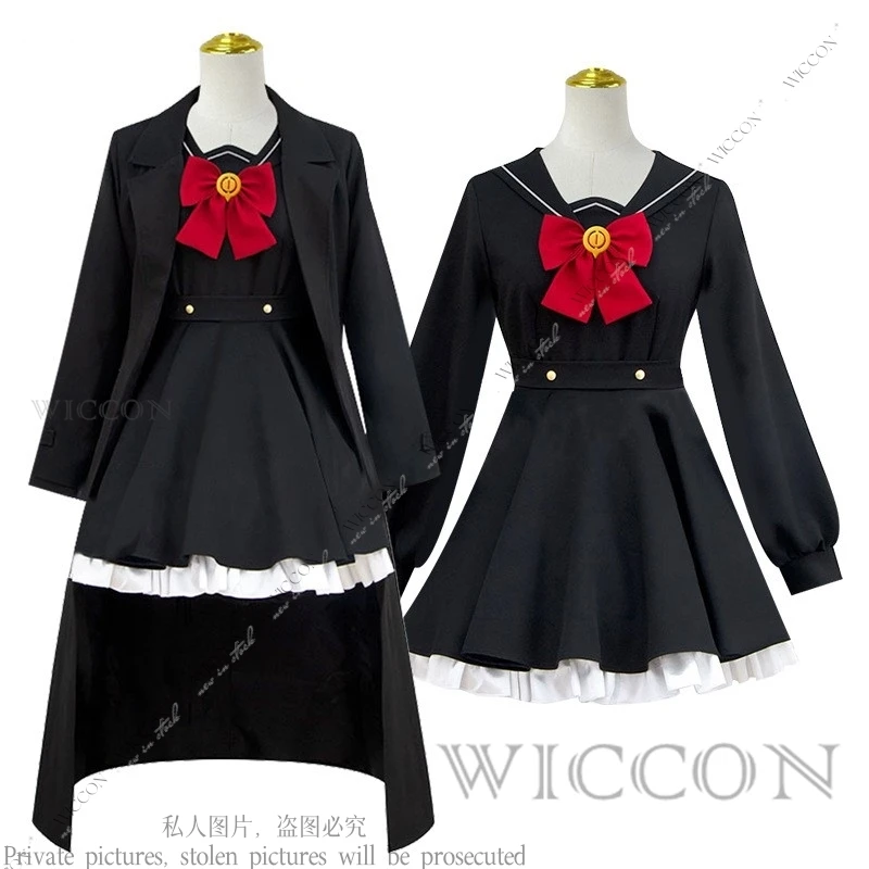 Professor Niyaniya Game Blue Archive Аниме Косплей Костюм Парик Японская Школьная Форма Юбка