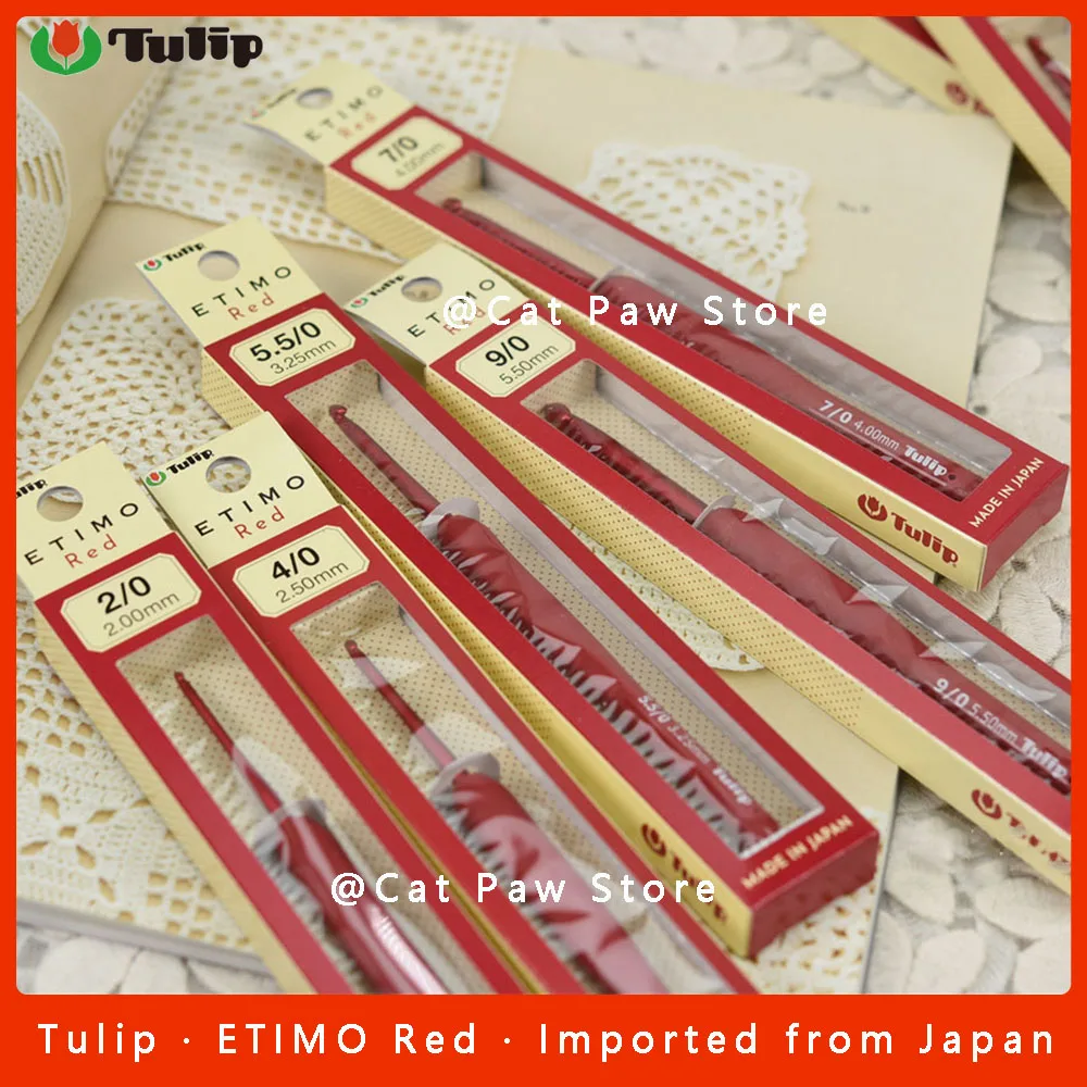 

1Piece Etimo Red Crochet Tulip Original Diy Tulip Crochet Hook Crochet Needles Knit Hooks Free Shipping Crochet Accessories