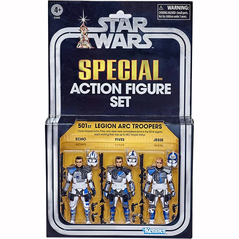 

Hasbro 3.75inch Original Star Wars De Vintage Collectie De Kloon Wars 501st Legioen ARC Troopers Collection Action Figure toys