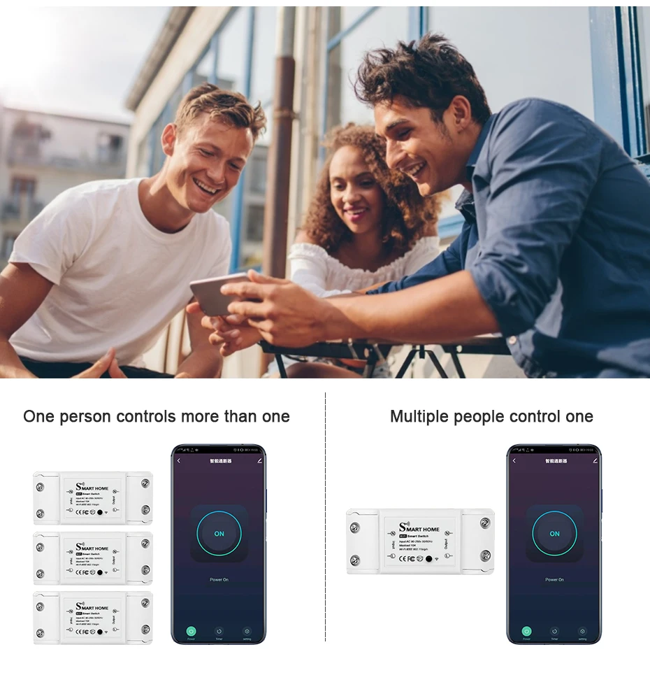DIY Smart Wireless Remote Switch Home Automation Control Relay Life/Tuya eWelink for Alexa Google |