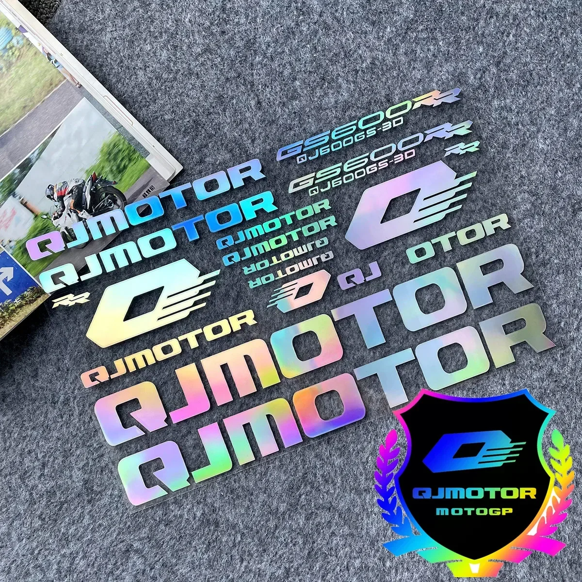 

Наклейки для QJMOTOR, виниловая наклейка, светоотражающая наклейка на топливный бак QJ600GS Q600RR RRQ600 SRK600 QJ250, украшение для мотоцикла