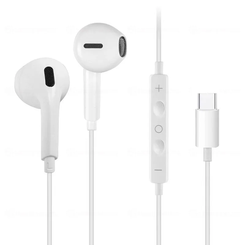 Фото Проводные наушники типа c для наушников Apple Lightning с линией Iphone 5 6 8 7 Plus X XS MAX XR 10 11 12 13 14 Pro 15 16 №3