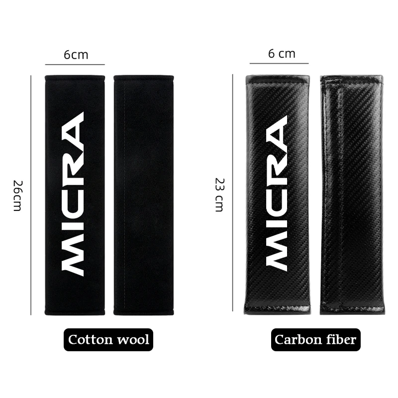Car Safety Belt Protect Shoulder Pad Vehicle Cotton wool Seat Cushion for Nissan Micra car accessories |