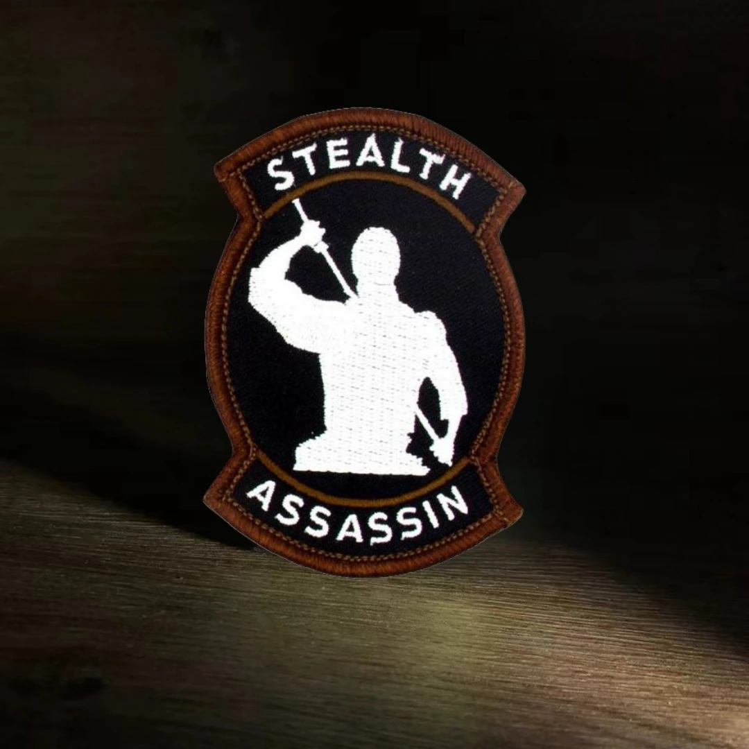 STEALTH ASSASSIN моральный значок красота бикини эмблема тактические нашивки с крючками