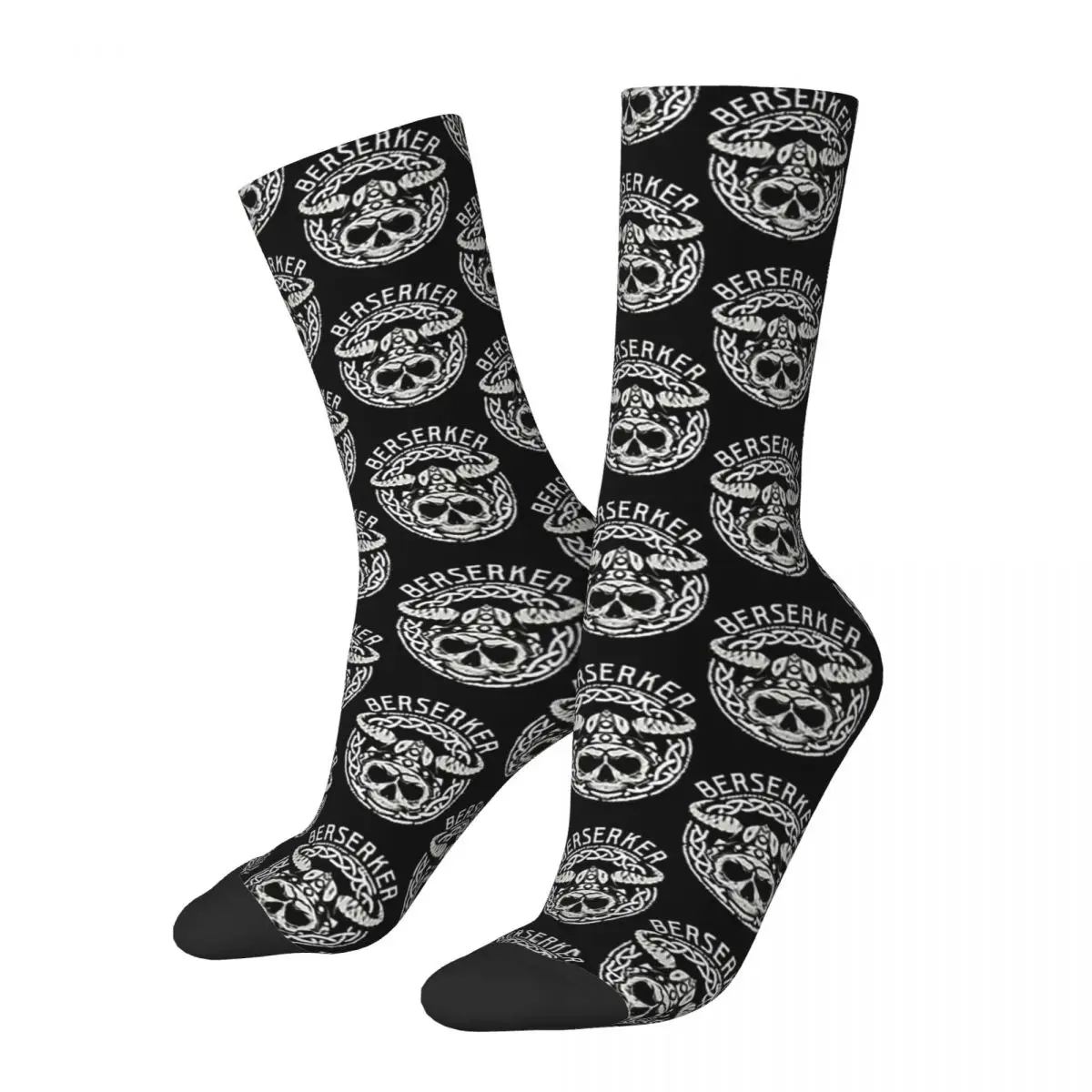 

Valhalla Cow Viking Berserker Sol Heras Unisex Winter Socks Outdoor Happy Socks street style Crazy Sock