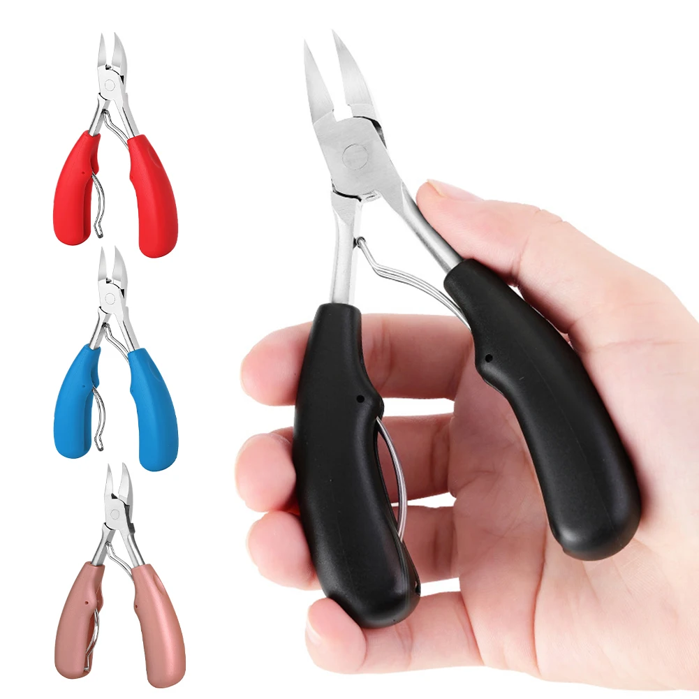 

1pc Beauty Curved Paronychia Nail Scissors Toes Dead Skin Pliers Trimming Nipper Nail Clipper Manicure Care Tools