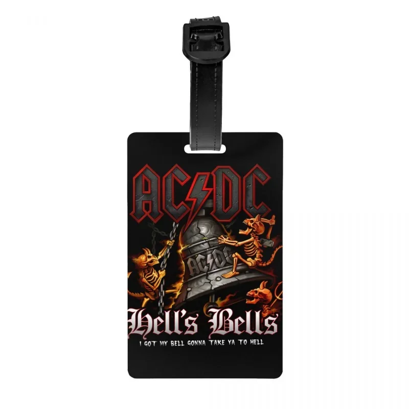 

Бирка для багажа Hells Bells AC DC, винтажная бирка для багажа Rock