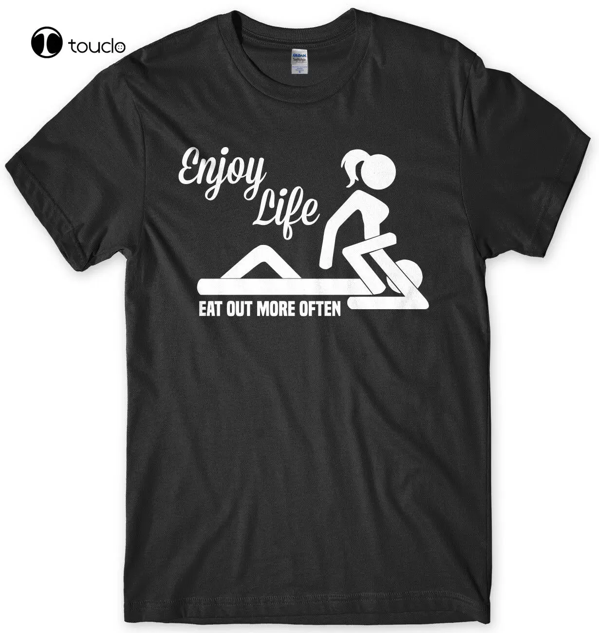 

Веселая Мужская футболка в стиле унисекс, Наслаждайтесь жизнью, веселая модная смешная футболка в стиле унисекс для подростков с цифровой печатью, новинка