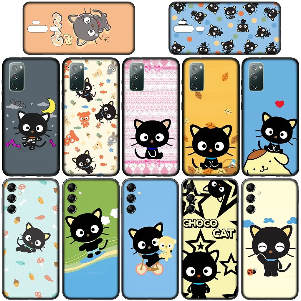 Chococat Choco cat Wallpaper Silicone Coque Phone Cover for Xiaomi Redmi Note 9 8 11 Pro 4G 5G 9S 11S 9A 9C NFC 9T 8A Soft Case