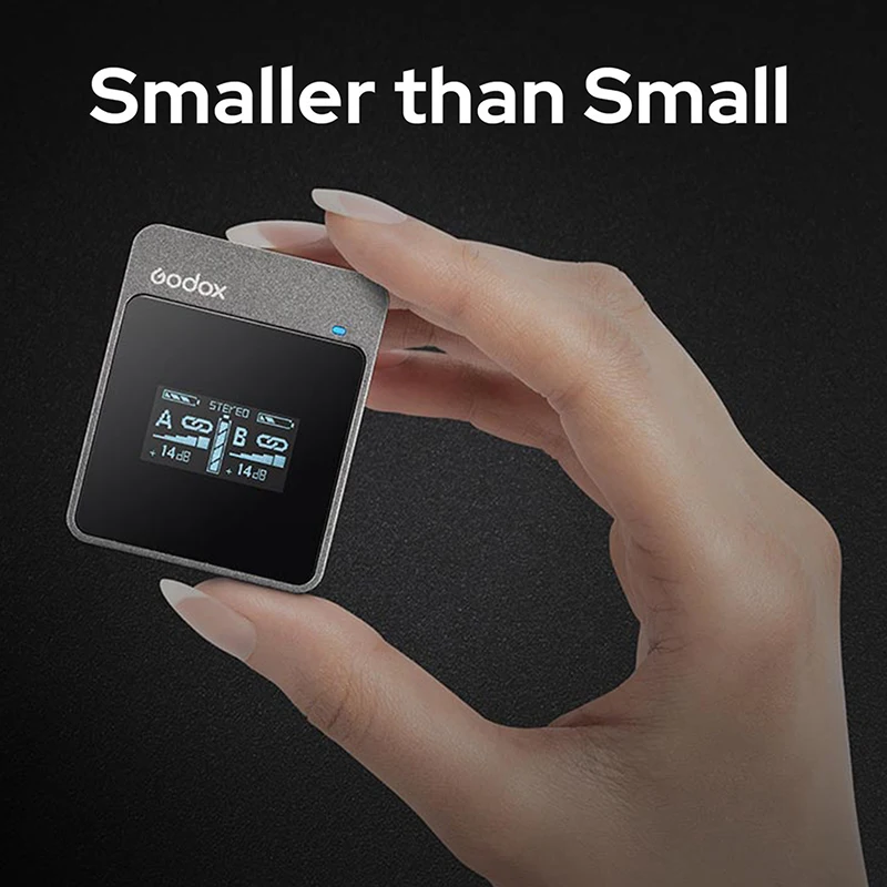 Беспроводной петличный микрофон Godox MoveLink M1 M2 2 4 ГГц для DSLR-камер видеокамер