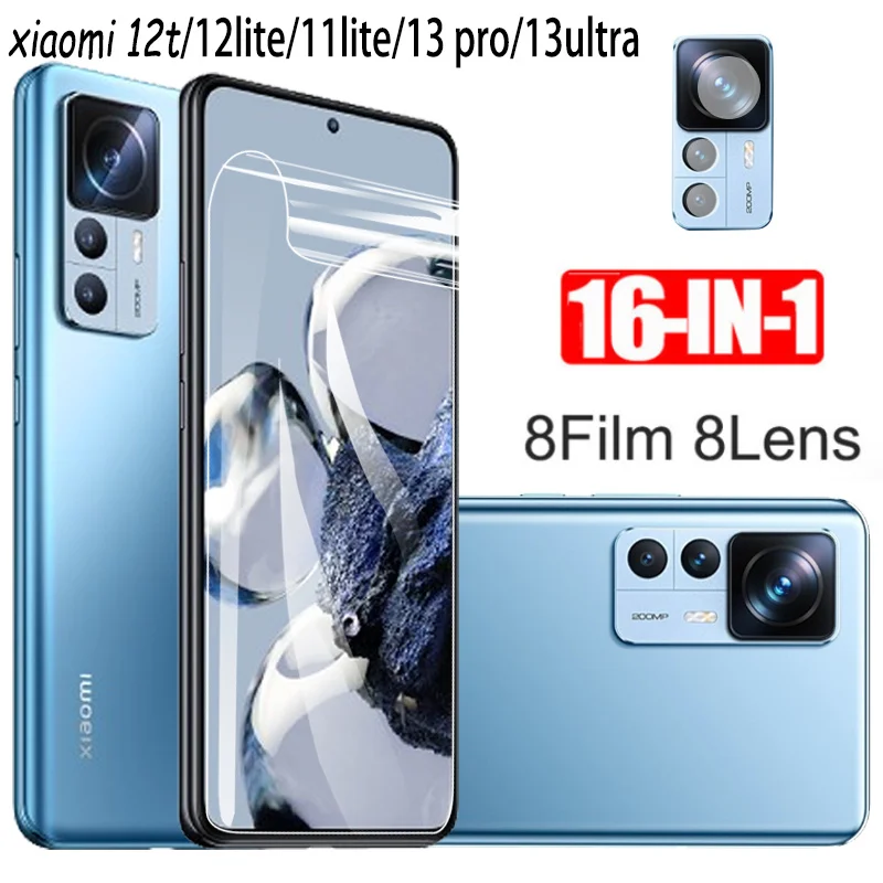 

for xiaomi 12t pro hidrogel for xiaomi 13 lite 12 t Hydrogel Film xiaomi 13 ultra screen protector xiaomi 13 pro case not Glass
