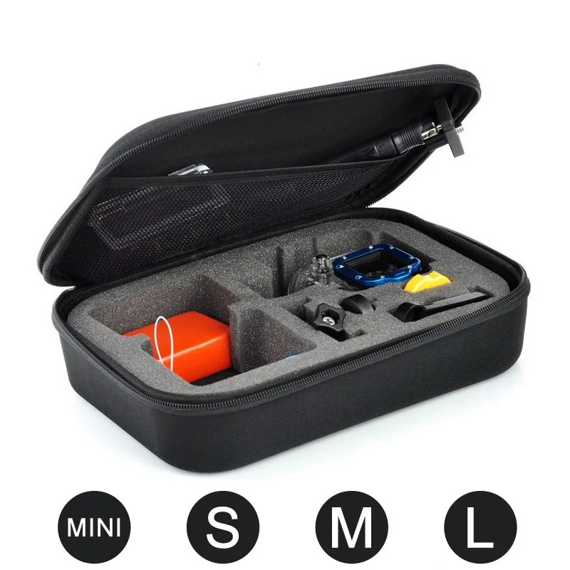 

Sport Camera Portable Storage Case Collection Bag for GoPro Hero 11 10 9 8 Session SJCAM Xiaomi Yi 2 4K Mijia Go Pro Accessories