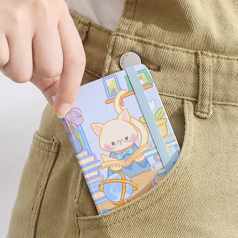 

Kawaii мультфильм ремешок блокнот животные Карманный Блокнот корейский дневник руководства канцелярские расписания Органайзер