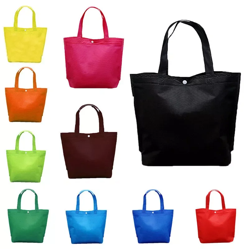 

Shopper Bag Fashion Printed Fabric Women Shoulder Tote Non-Woven Environmental Case Organizer Multifunction Storage Bag