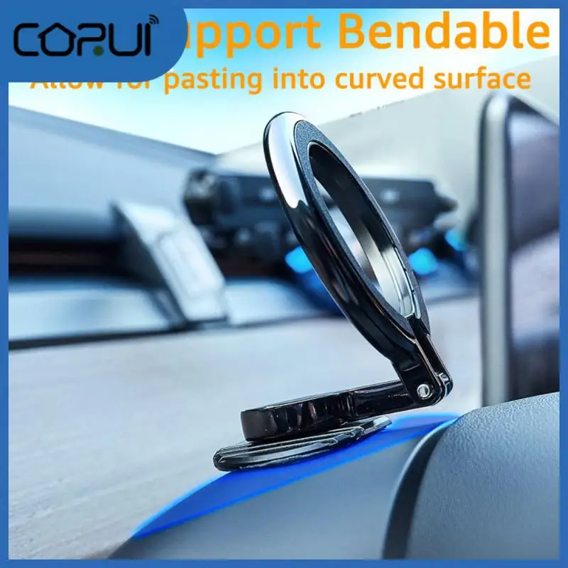 

Smartphone Support Magnetic Metal Gps Foldable Phone Bracket Universal 360 Degrees Rotating Cell Gps Support Car Phone Holder