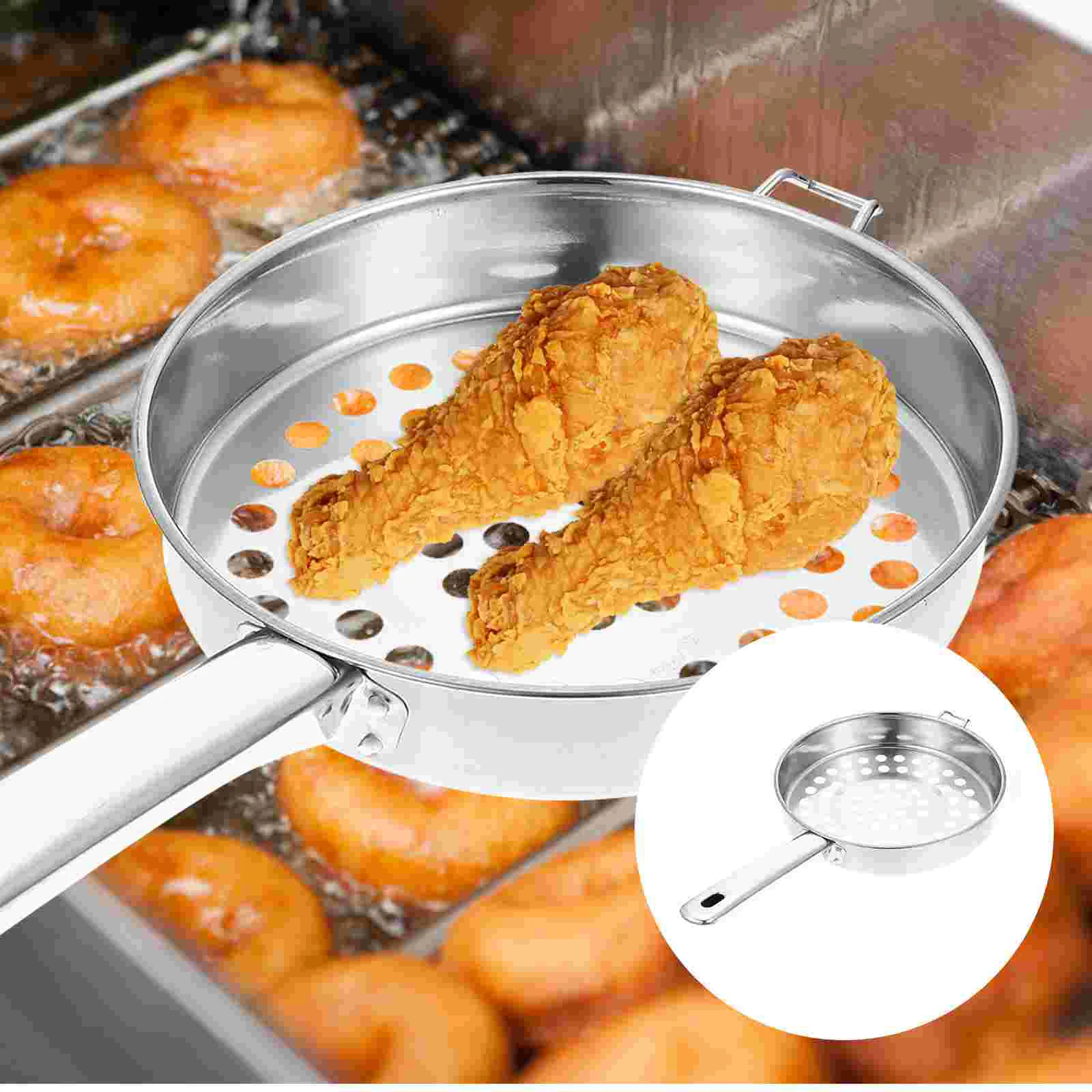 

Strainer Colander Pastaspoon Skimmer Metal Basket Cooking Slotted Mesh Kitchen Ladlefrying Bowl Fruit Deep Drainer Sink Steamer