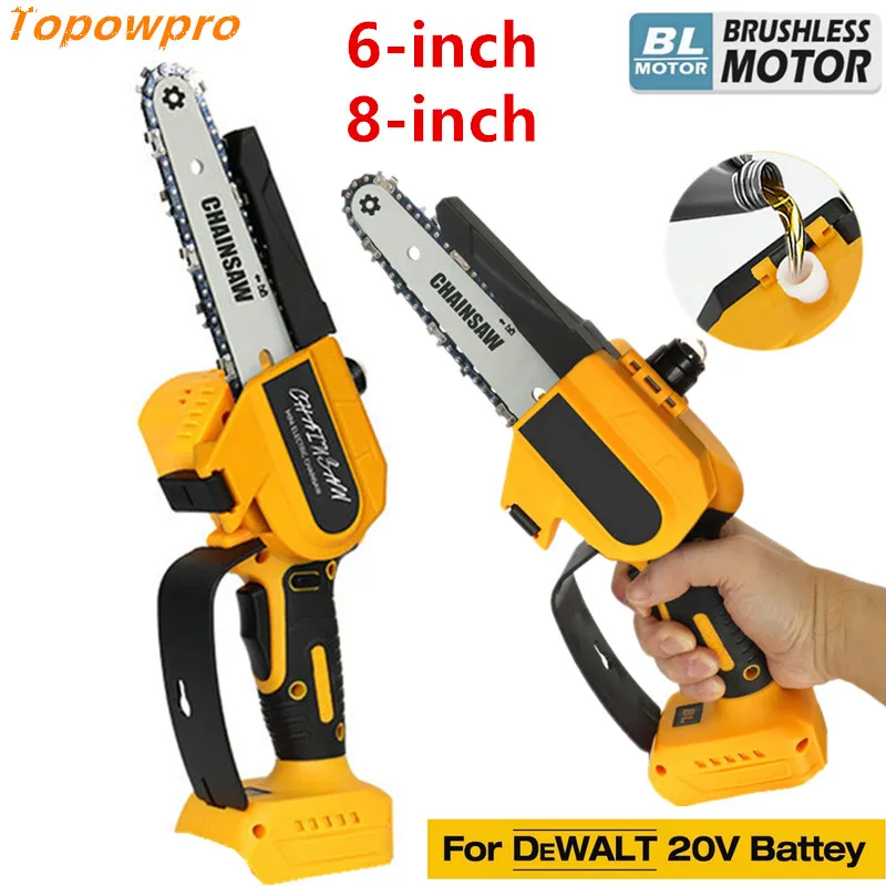 Электрическая цепная пила DeWALT 6/8 дюйма 18/20 в