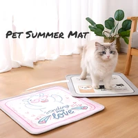 Pet Mat Cooling Summer Pad Mat for Dogs Cat Blanket Sofa Breathable Cold Pet Dog Bed Summer Washable for Small Medium Large Dogs