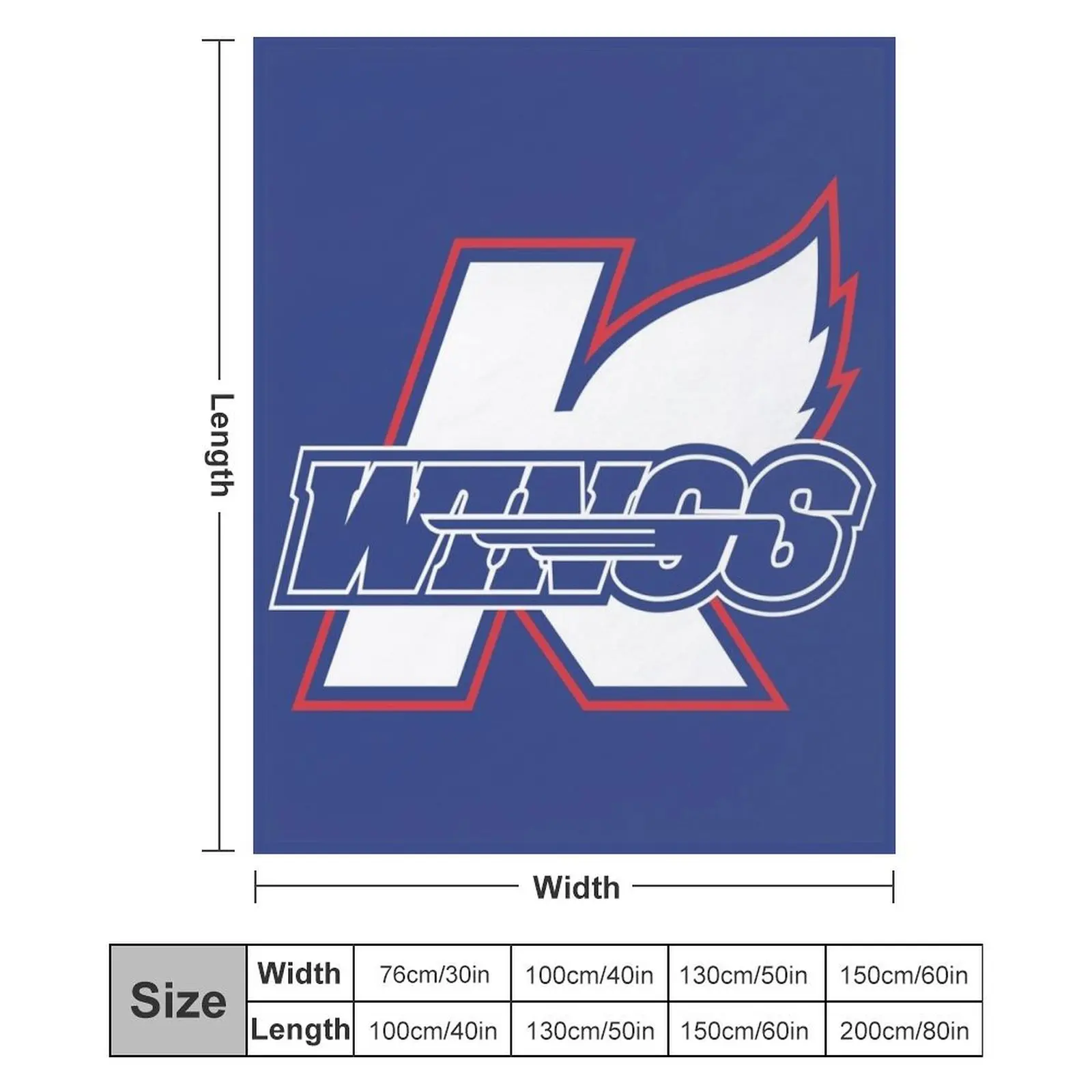 Kalamazoo Wings Мерч Плед Декоративные Кровати Дизайнерские теплые зимние одеяла
