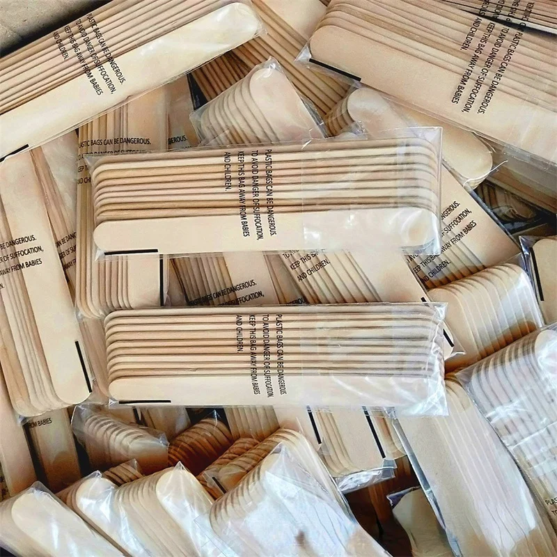 

100 Pieces, Disposable Female Wooden Stick