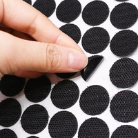216105100 pairs self adhesive fastener tape dots 101520mm disc strong glue magic sticker round hook loop diy sewing supplies
