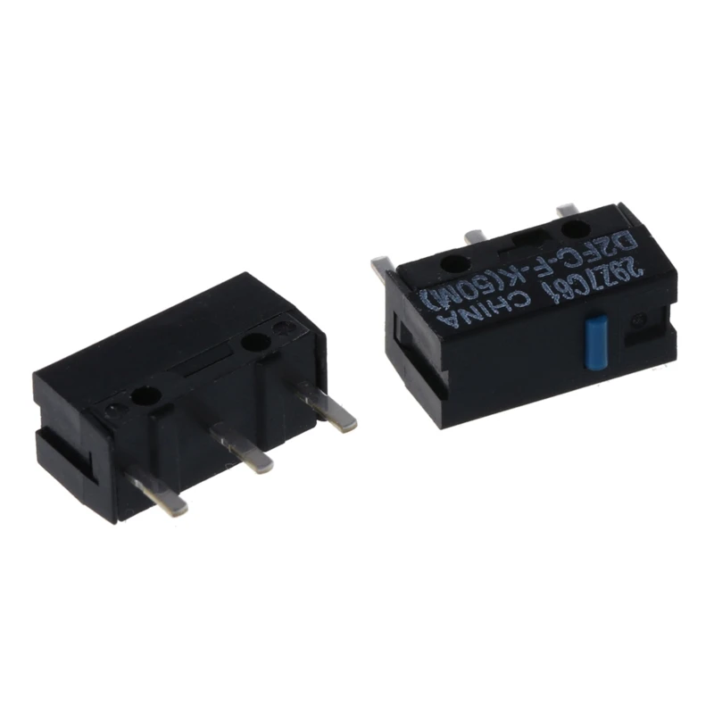 

2/10Pcs Mouse Micro D2FC-F-K 50 Million Clicks for Logitech Micro soft Button Microswitch Blue Dot