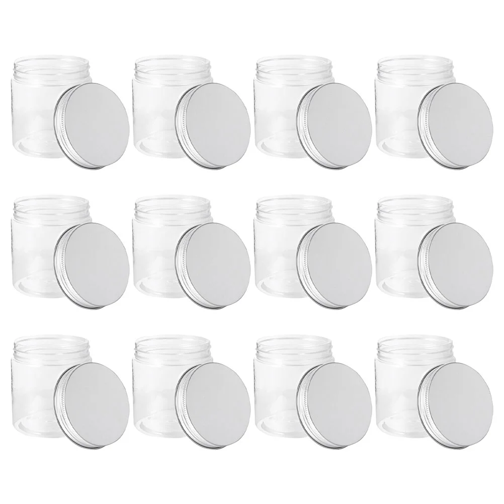 

Aluminum Lid Mason Jars Small With Storage Canning Food Container Household Containers Mini Clear