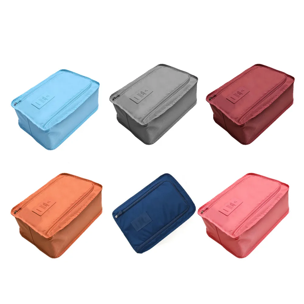 

Convenient Travel Storage Bag Nylon 6 Colors Portable Organizer Bags Shoe Sorting Pouch Hot Sale