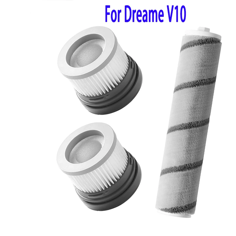 

Детали для Dreame V10, ручные аксессуары, HEPA фильтр, роликовая щетка, мягкая пушистая щетка, основная щетка