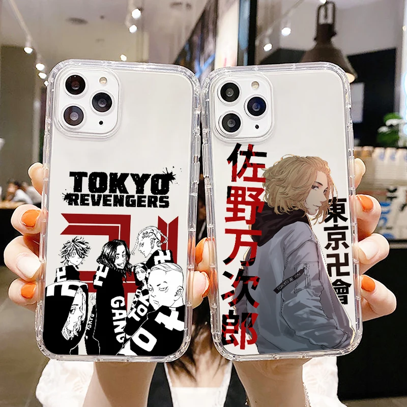 

Popular Anime Tokyo Revengers Phone Case For Apple iPhone 14 13 12 11 SE XR 7 8 6 mini Plus Pro MAX 2020 Transparent Cover