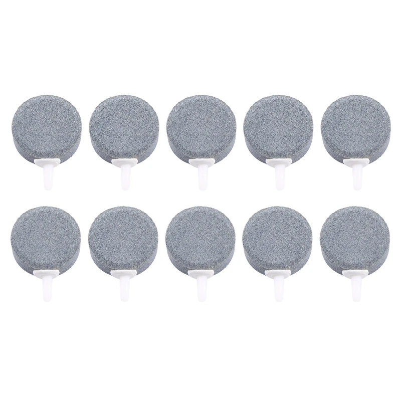 

10Pcs 4Cm Air Bubble Stone Aerator Aquarium Fish Tank Pump Hydroponic Oxygen Plate