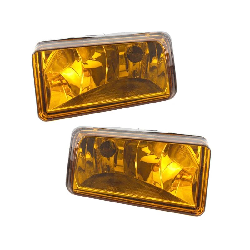 

1 Pair Amber Lens Front Bumper Fog Light Driving Lamp Bulb Fit for Chevrolet Cadillac GMC 25883245 25883246 GM2593160 GM2592160