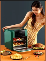 12l electric air fryer deep fryers oil free oven toaster double layer visual lcd touch screen convection oven chicken fryer