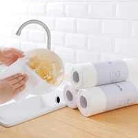 50pcslot kitchen towels dishcloths non stick oil thickened table cleaning cloth absorbent scouring pad kitchen rags gadgets