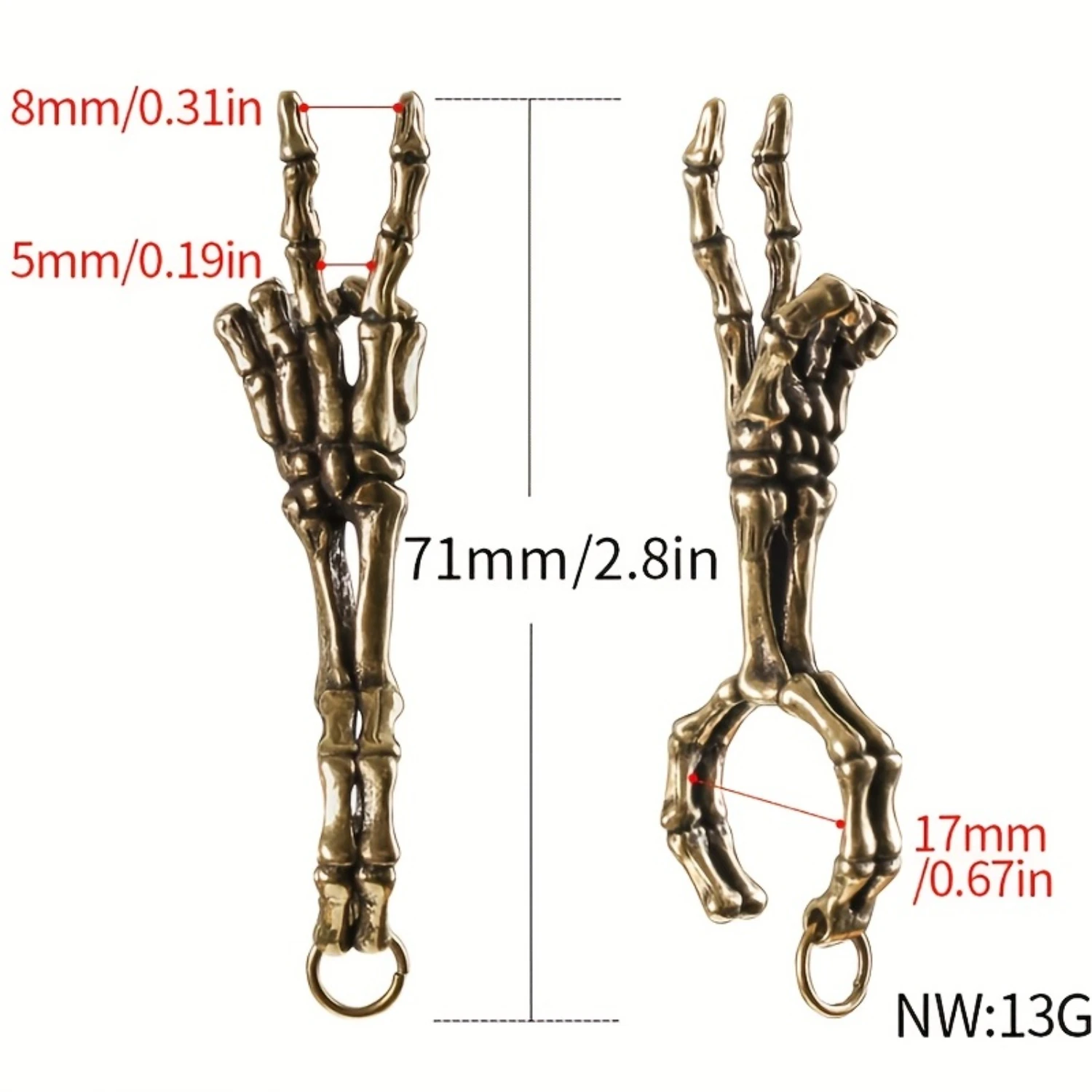 Винтажное золотое дымовое кольцо-Punk Bier Gesture мундштук-модный аксессуар для