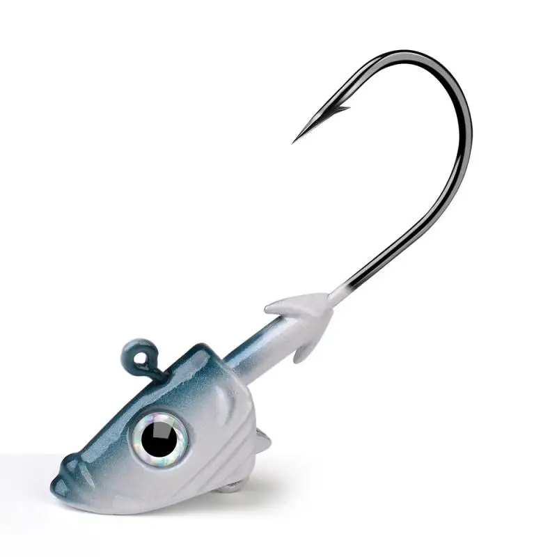 

Counterweight Bionic Bait 21.5g32.5g Fishing Lures Fish Head Lead Hook Fake Bait Soft Bait Fishing Accessories Luya Lead Hook
