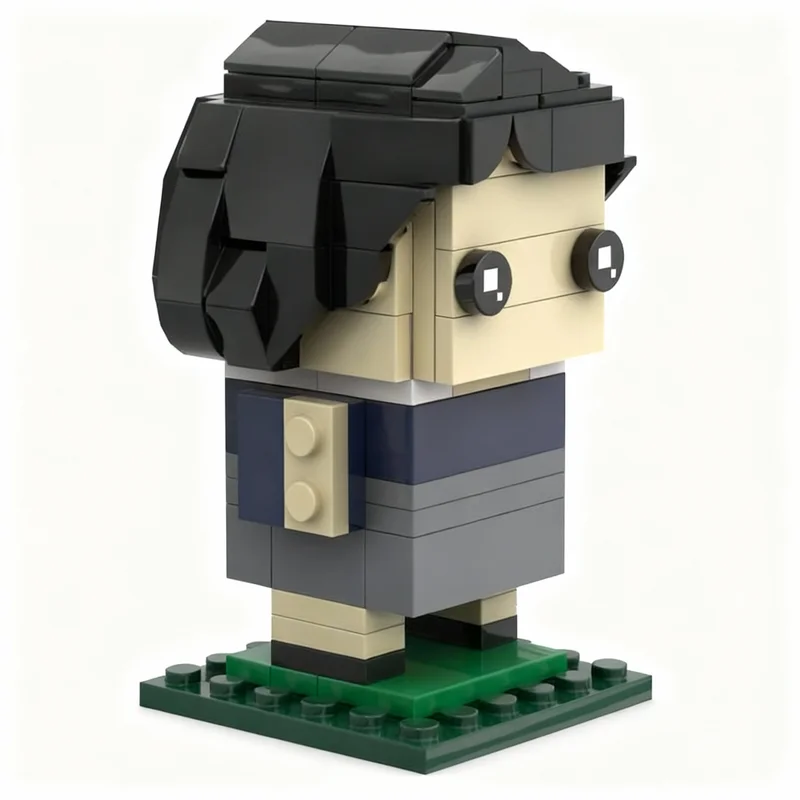 Фото Набор строительных блоков MOC Gemma S BrickHeadz, 118 деталей, конструктор, рождественский подарок, творческая идея, развивающая игрушка для сборки №2