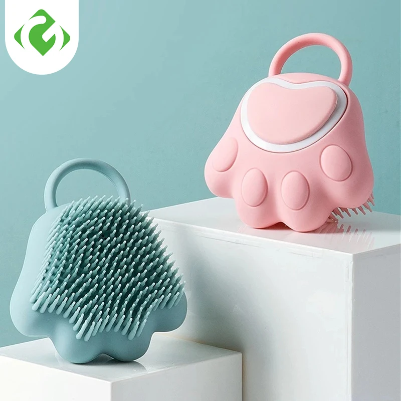 

Детская силиконовая щетка для мытья кошачьего когтя