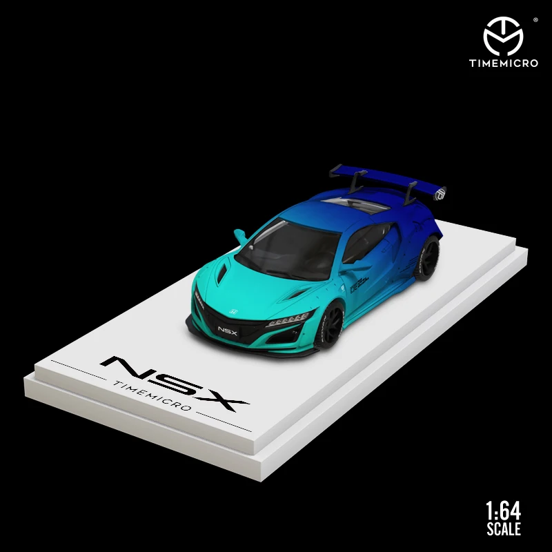 Время микро 1/64 Honda NSX градиентная литая модель автомобиля |
